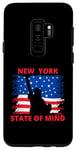 Coque pour Galaxy S9+ New York State of mind New York City Drapeau américain