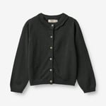 Wheat Knit Cardigan Amy Black Coal