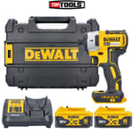 Dewalt DCF887P2 18V XR Brushless Impact Driver+ 2x 5Ah Batteries, Charger & Case