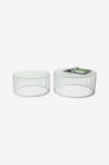 KARE Design - 2 soffbord Wire - Vit