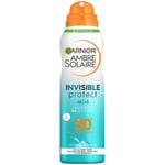 Garnier Ambre Solaire Invisible Protect Mist Face and Body SPF50+ 200ML New