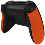 eXtremeRate Orange Soft Touch Grip Back Panels, Comfortable Non-Slip Side Rails Handles, Game Improvement Replacement Parts for Xbox Series X & Xbox Series S Controller - Controller NOT Included