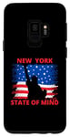 Coque pour Galaxy S9 New York State of mind New York City Drapeau américain