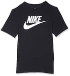 Nike Men's Sportswear Icon Futura T-shirt, Black/White, L