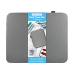 REALIKE Heat Press Mat for Easy Press Heat-Resistant Protective Mat for Cricut Machines for HTV Iron On Project for Craft Vinyl Ironing Insulation Transfer (Grey Blue, 16X20)
