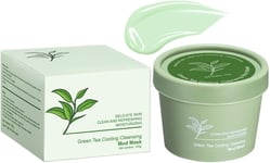 Allbestaye Matcha Green Tea Mud Mask anti Aging Facial Cleansing Face Mask Reduc