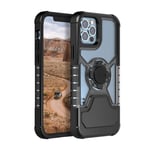 Rokform - iPhone 12 Pro Case, iPhone 12 Case, Slim Magnetic, Clear Apple Case, iPhone Cover with RokLock Quad Tab Twist Lock, Dual Magnet, Drop Tested Armor, Crystal Series (Clear)