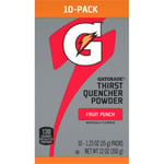 Gatorade Thirst Quencher Powder Fruit Punch 10-pack (350g)