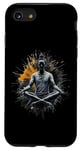 Coque pour iPhone SE (2020) / 7 / 8 Yoga Méditationsmotiv, Yogatraning, Yogatrainer, Namaste