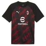 PUMA Milan Tränings T-Shirt Pre Match - Svart/Röd adult 774024 01