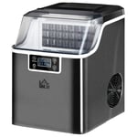 Ismaskin 20 kg/dygn, 3,2 L tank, svart, självrengörande