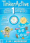 Justin Krasner - TinkerActive 1st Grade 3-in-1 Workbook Math, Science, English Language Arts Bok