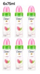 6 X Dove Go Fresh 48h Pomegranate& Lemon Verbena Scent Anti-Perspirant Deodorant