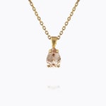 Caroline Svedbom Petite Drop Halsband / Light Silk (Guld)