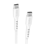 SBS USB-C til USB-C Kabel - 1.5 Meter - 100W (PD) - Hvit