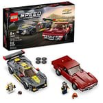 LEGO 76903 Speed Champions Chevrolet Corvette C8.R Race Car and 1969 CC Racing Model, Toy Cars Building Kit for Kids 8 plus Years Old, 2 Sports Models