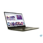 Lenovo Yoga Creator 7i Laptop 39.6 cm (15.6") Full HD Intel Core i7 i7-10750H 16 GB DDR4-SDRAM 512 GB SSD NVIDIA GeForce GTX 1650 Wi-Fi 6 (802.11ax) Windows 10 Home Green Metallic