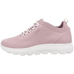 Geox Femme D Spherica A Sneakers, Pink, 36 EU