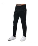 Lacoste Mens Poly Fleece Pants in Black - Size Medium