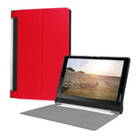 Lenovo Tab 3 Plus 10 PU leather flip case - Red Röd
