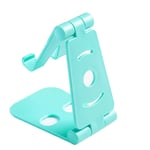 Foldable Phone Stand Holder Universal Cell Phone Stand Multi-Angle Desktop Cradle Adjustable Charging Dock Compatible with Nintendo Switch Tablet iPad iPhone Xs XR 8 X 7 6 6S Plus SE 5 5S 5C (Green)