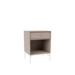 Montana - Dream Nightstand - Mushroom / Snow Legs - Beige - Sängbord - MDF