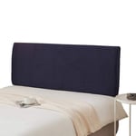 Renhe Headboard Slipcover Stretch Bed Headboards Cover Dustproof Head Protector Cover for Bedroom Navy Blue 180cm