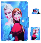 Universal Disney ~ Tablet Cases For 7 7" 8 8" 9.7 9.7" 10.1" inch ~ Kids Tab Cover Heros & Frozen Family ~ (Universal 7" (7" Inch), Elsa Anna)
