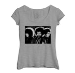 T-Shirt Femme Col Echancré The Jimi Hendrix Experience Rock 70's Vintage Groupe