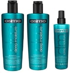 Osmo Deep Moisture Shampoo 1000Ml, Conditioner 1000Ml and Miracle Repair 250Ml