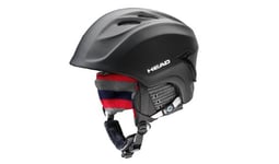 HEAD Unisex Echo Snowsports Helmet - Black, XL-XXL (60.0-63.0) cm
