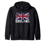 UK Union Jack Flag English England Pride British Shirt Gift Zip Hoodie