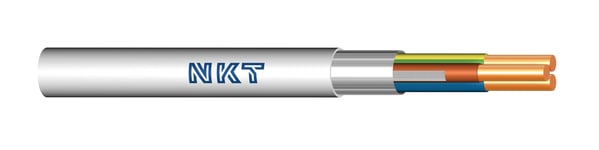 NKT EXLQ XTRA Installationskabel 3G1,5 mm², 450/750V 1 m, kapad
