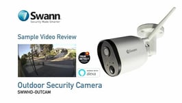 Swann 1080p HD Wi-Fi CCTV Security Camera Motion Heat Night Audio Cloud Alexa
