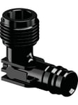 Uponor q&e elbow adapter 90° male thread ppsu black 16 mm x 12