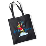 Official The Grinch Let It Snow Tote Bag Christmas Holiday Print Cotton Handle