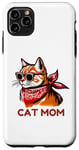 Coque pour iPhone 11 Pro Max Cat Mom Happy Mother's Day For Cat Lovers Family Matching