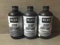 Bleach London Silver Conditioner 3 X 250ml Bottles ALL  BRAND NEW AND GENUINE