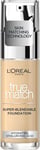 L'Oreal Paris True Match Liquid Foundation, Skincare Infused with Hyaluronic Aci