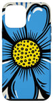 Coque pour iPhone 12 mini Fleur bleue mignonne