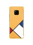 Mate 20 Pro Abstract Art Theme Case Yellow