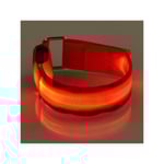2-PACK Reflex Armband LED / Reflexband Uppladdningsbar Orange
