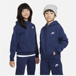 Nike Luvtröja NSW Club Fleece - Navy/Vit Barn, storlek XL: 158-170 cm