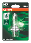 Osram Ultra Life - Glödlampa H7 55W 12 V 1-pack - Volvo - VW - Mercedes - Ford - Audi - Peugeot - BMW - Skoda