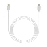iPhone 15 / iPhone 15 Plus USB-C til USB-C opladerkabel - 60W - 1m - Hvid