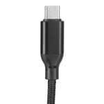 USB C To 3.5mm Sound Cable HiFi Stereo Plug And Play Weaved Type C To AUX Ma GDS
