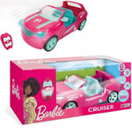 Barbie Pink Remote Controlled Cruiser SUV 8 km/h Sounds Car up to 4 Dolls Toy UK
