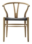 CH24 Y-Chair - Oiled Oak/Black