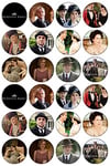 24 Downton Abbey Edible Wafer Paper Cup Cake Toppers