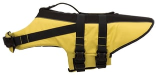 Flytväst för hund 28cm:30-50cm Gul/Svart -